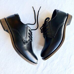 NEW Mix No. 6 Black Lace-Up Oxford Shoes Boys Size 13 Faux Leather